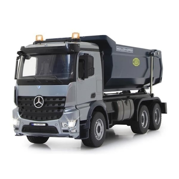 Mercedes-Benz Arocs Metal Meiller 2,4GHz fjärrstyrd dumper 1:20 - JAMARA - Vit - Barn - 45x16x19cm Flerfärgad