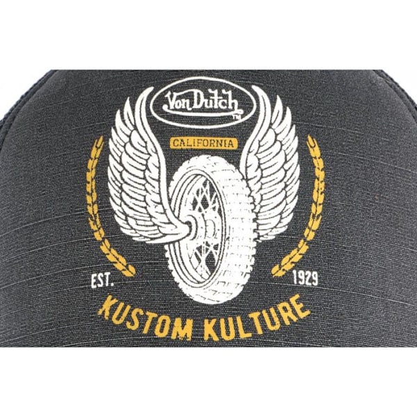 Von Dutch Keps för män och kvinnor, CREW truckerkeps, justerbar med snapback - marinblå (huvudomkrets 55,5 till 60 cm)