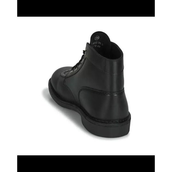 Bottillons - KICKERS - Kick Col - Läder - Svart - Unisex Svart 40