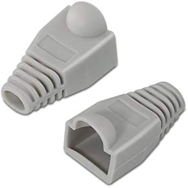 RJ45 lock - AISENS - A140 – 0306 - 10 enheter - Färg Grå - Rohs standarder Grå