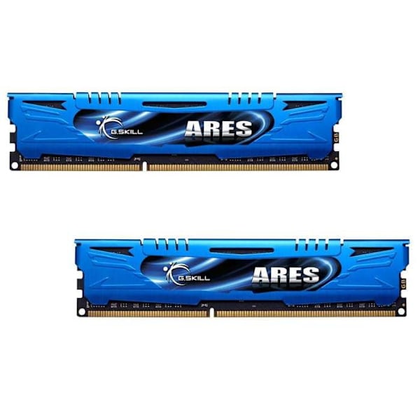 G.SKILL RAM PC3-19200 / DDR3 2400 Mhz - F3-2400C11D-16GAB - DDR3 Performance Series - Ares - Låg profil