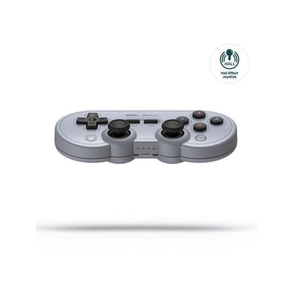 8BitDo SN30 Pro Spelkontroll Hall Effekt Grå grå