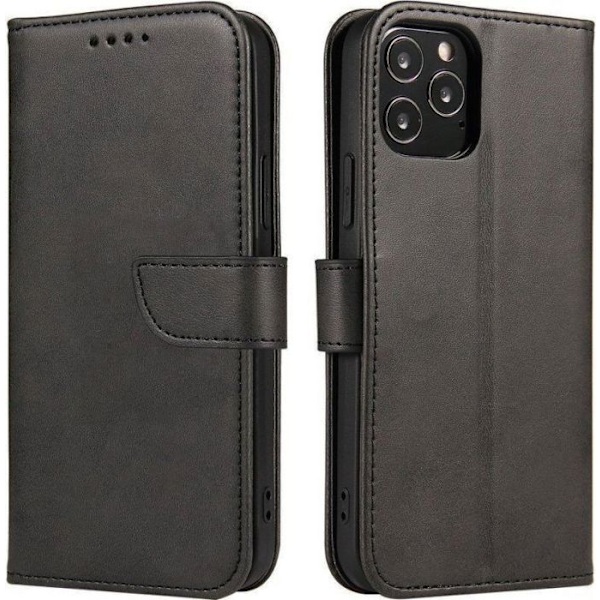 Hurtel - 187747667 - Magnetisk elegant fodral med lock och ställfunktion OnePlus Ace svart
