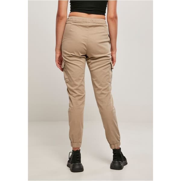 Cargo byxor - URBAN CLASSICS - GT - Hög midja - Bekväm - 98% bomull 2% elastan marron taupe XXL