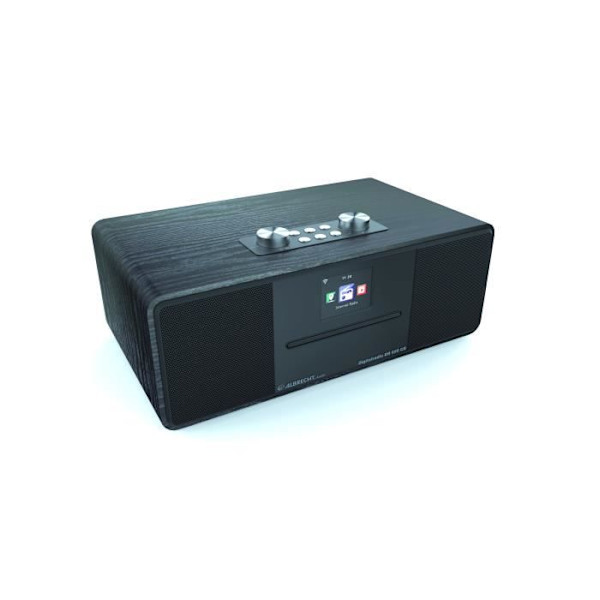 DAB+/FM/CD Internetradio - Albrecht - DR 690 CD - Svart - Bluetooth - 2 x 10 W RMS Svart