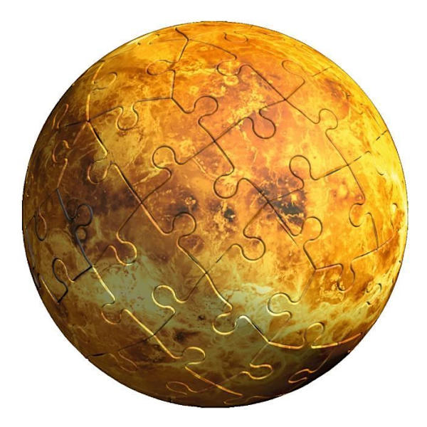 3D Pussel Solar System - Ravensburger - 8 planeter - 522 bitar - Från 6 år gammal Flerfärgad