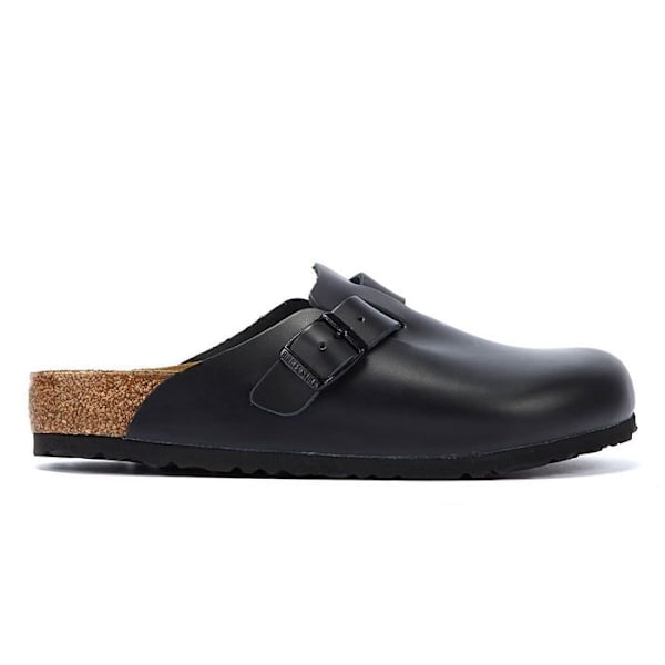 Sabot - Birkenstock - Boston - Läder - Bekväm - Storlek 41 Svart