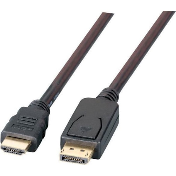 Tillbehör för kabel Efb - K5561SW.1V2 - DisplayPort till HDMI A, St.-St., 1.0m, svart