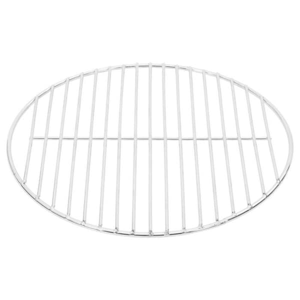 Rund grillgaller Ø34,5 cm av rostfritt stål 304 silver-