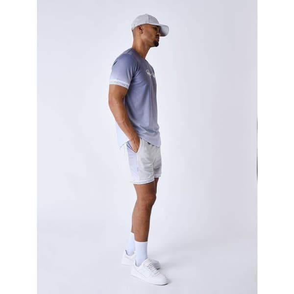 Shorts med gradienteffekt grå XL