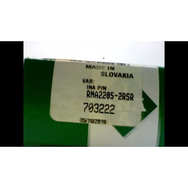 INA Rna22052rsr Oktyp Spårrullager - RNA2205-2RSR