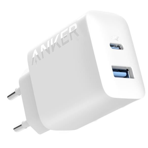 Laddare - Anker - A2348G21 - Universell - 1 USB-C-port - 2 Micro-USB-portar Vit
