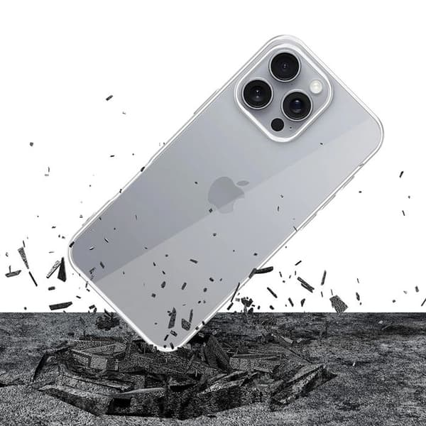 Coque ClearCase 3MK för iPhone 16 Pro Max Transparent