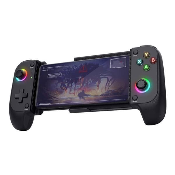 GXTrust Manette Smartphone Bluetooth - Trust GXT 735 Mylox - Android/iPhone/PS5/Xbox - RGB - Dubbel vibration - Svart Svart