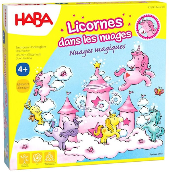 Haba - Unicorns in the Clouds Game - Magiska moln - Flerfärgad Flerfärgad