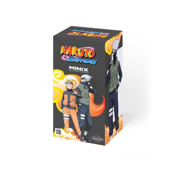 Figur Minix - 01 DISTRIBUTION - Kakashi Hatake - 12 cm - Detaljerad finish - Licensierad Naruto blå