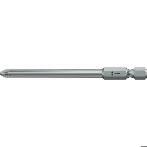 Wera PH 2 tvärskär 05059775001 Legerat verktygsstål, extra styv Form (bits): F 6,3 1 st.