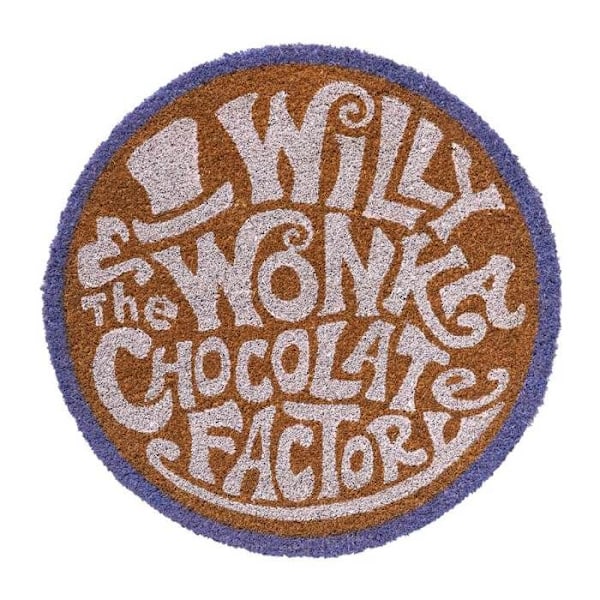 Willy Wonka - Willy Wonka och chokladfabrikens dörrmatta (50 cm)