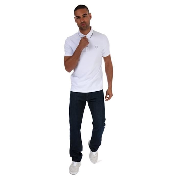 Polo - Armani Exchange - Vit - Kortärmad - Polokrage - Stretch bomull Vit XXL
