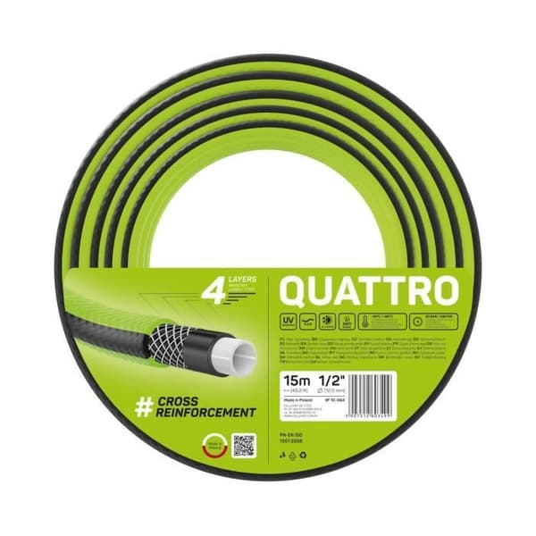 Vattenslang - Cellfast - Quattro - 15m - 4 lager - UV-resistent