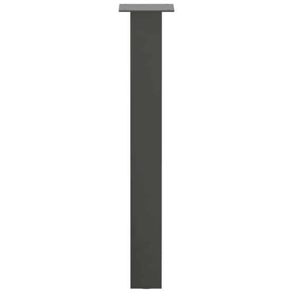 vidaXL Consolebords ben 4 delar Antracit 72 cm Stål 4012506