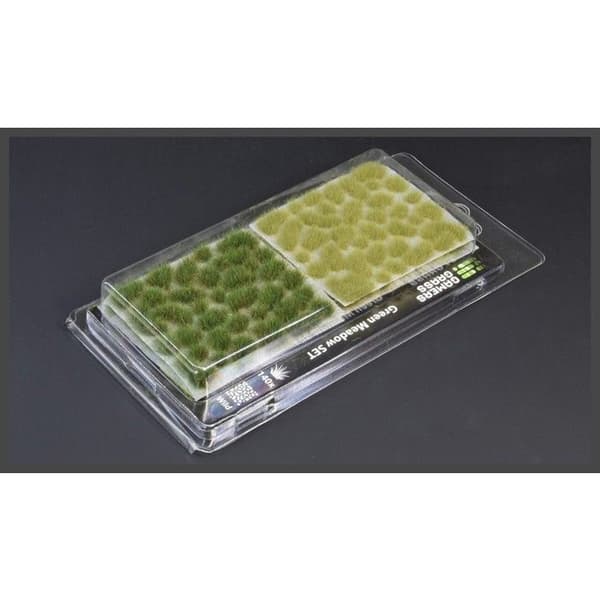 Gamers Grass Vert Prairie Set, Touffes, Modeller/Miniatyrer/Krigsspel