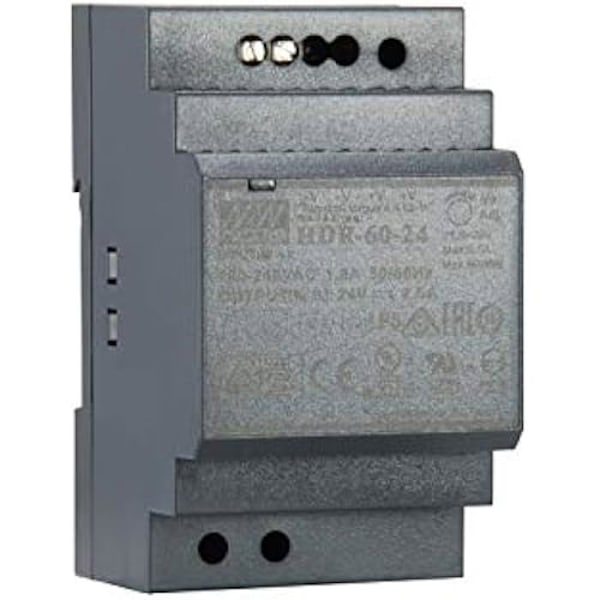 Strömförsörjning - LEVELONE - POW-2421 - 60 W - Överspänningsskydd - Fläktlös design Svart