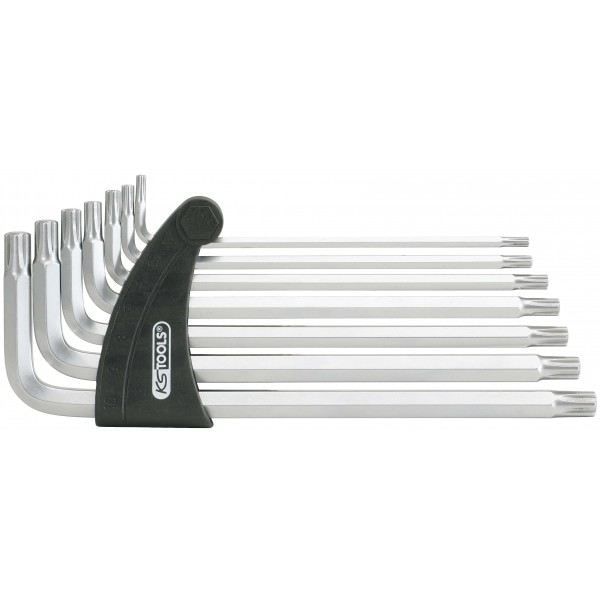 Skiftnyckel - KS Tools - Set med 7 extra långa RIBE hannyckel M4 till M10