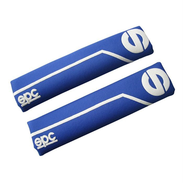 2 SPARCO SPC logotyp ärmar blå blå och vit