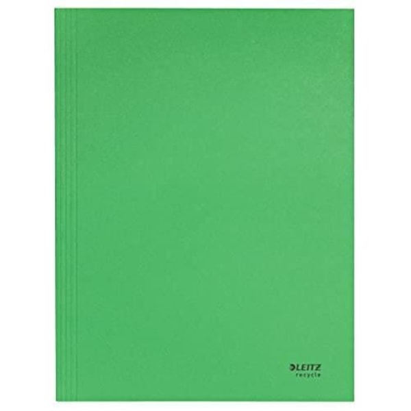 LEITZ KARTONG 3 FLAGAR A4 ÅTERVINNING 100% GRÖN 39060055