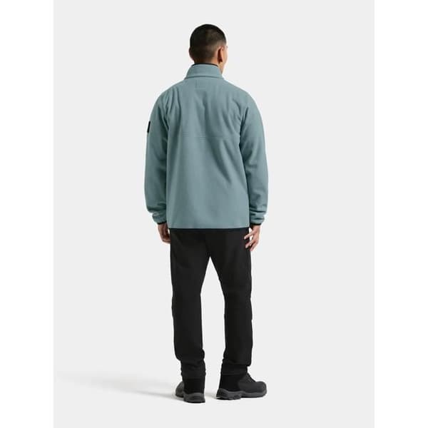 Didriksons Hans zip-up fleece fabriksblå XXL