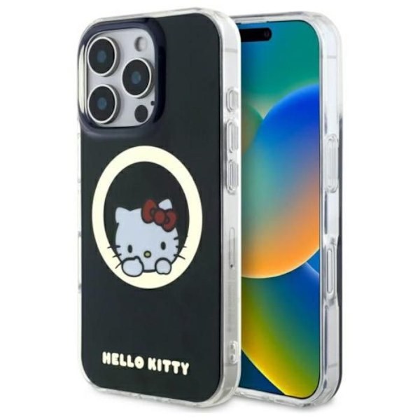 Coque Hello Kitty IML Sweet Kitty MagSafe för iPhone 16 Pro Max (svart) svart