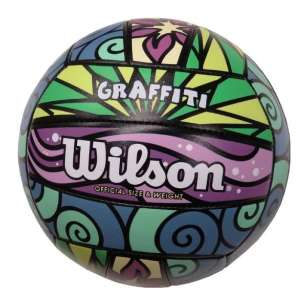 WILSON graffiti beachvolleyboll [grön/lila]