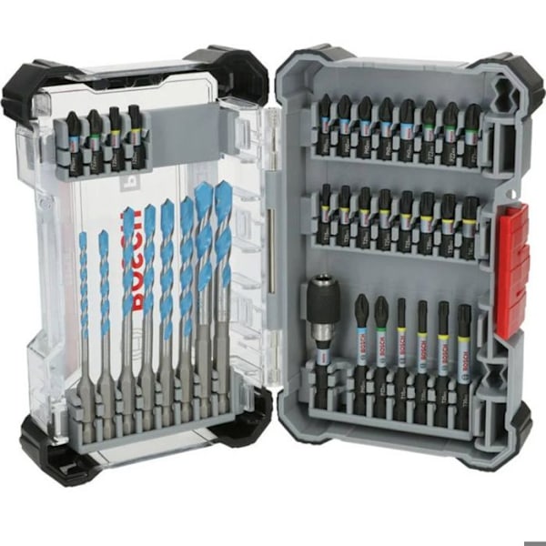 Embouts de vissage PRO impact och SET av multikonstruerande borr, 35 st. - BOSCH - 2608522518