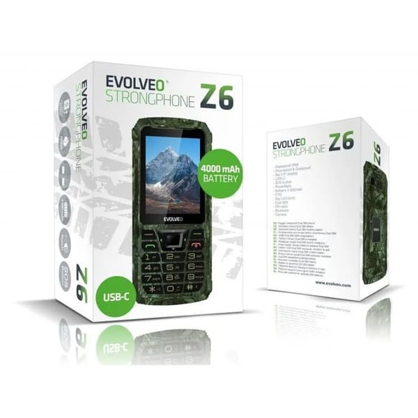 EVOLVEO StrongPhone Z6 kamouflage jakt