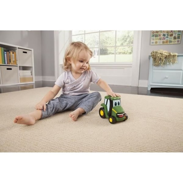 Traktor Pousse Roule Johnny den allra första John Deere barntraktor för pojkar från 18 månader Grön
