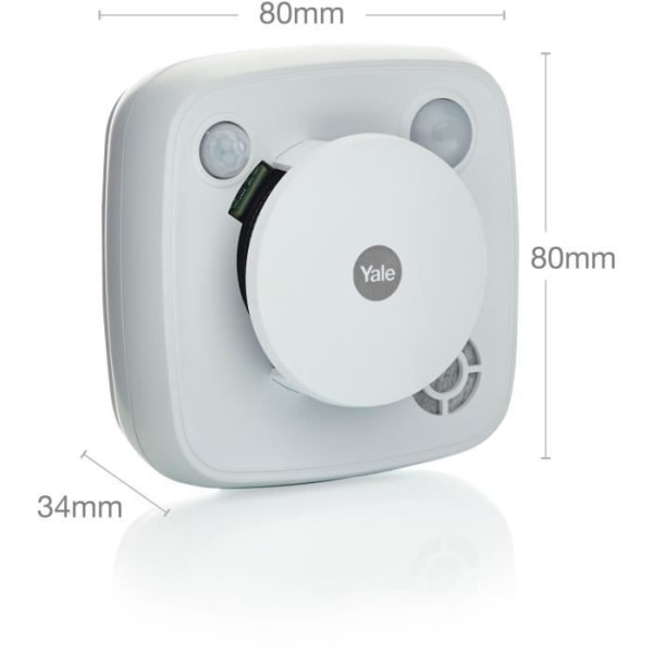 Yale AC-PSD Multifunction Motion, Rök, Värmedetektor för Smart Home Alarm Sync