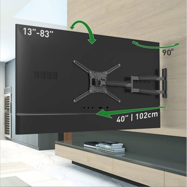 TV-fäste - tv-stöd - Barkan TV-väggfäste - BM443XL