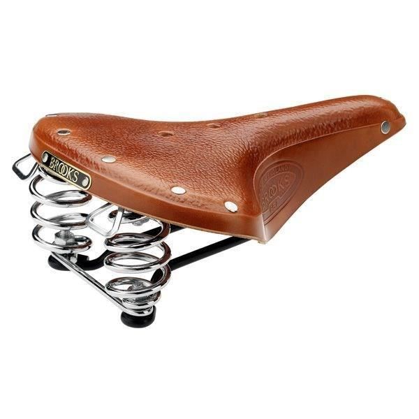 Cykelsadel - BROOKS - B67 Classic - Läder - Honung - Lätt montering Honung