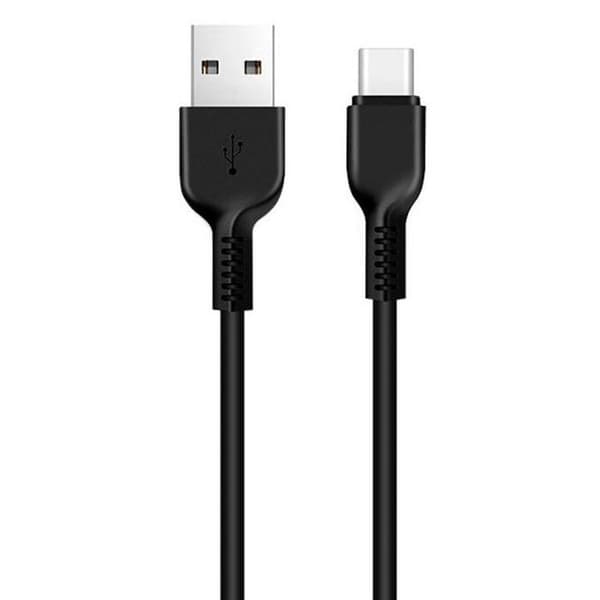 Data Kabel - HOCO - Flash (X20) - USB-A till USB Type-C - 10W - 3A - 2m - Svart