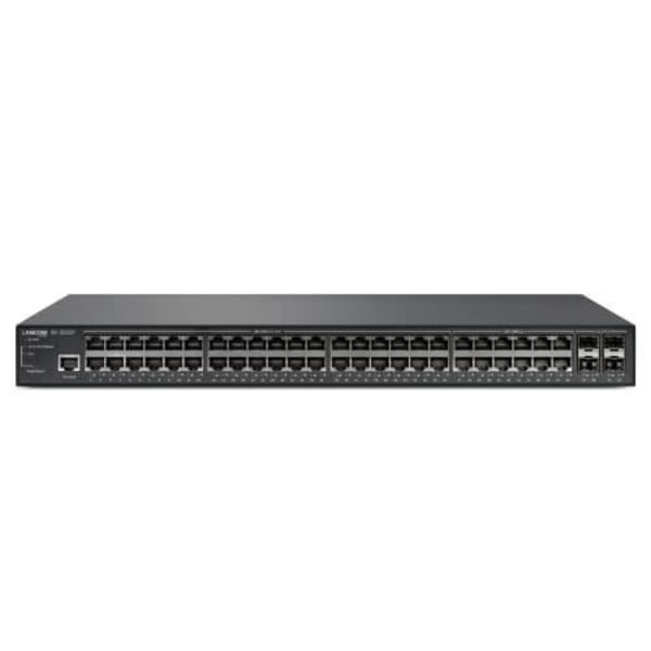 Kommutator - LANCOM - GS-3252P - 48 portar - Hanterad L3 - PoE+ - Molnhanterad Svart