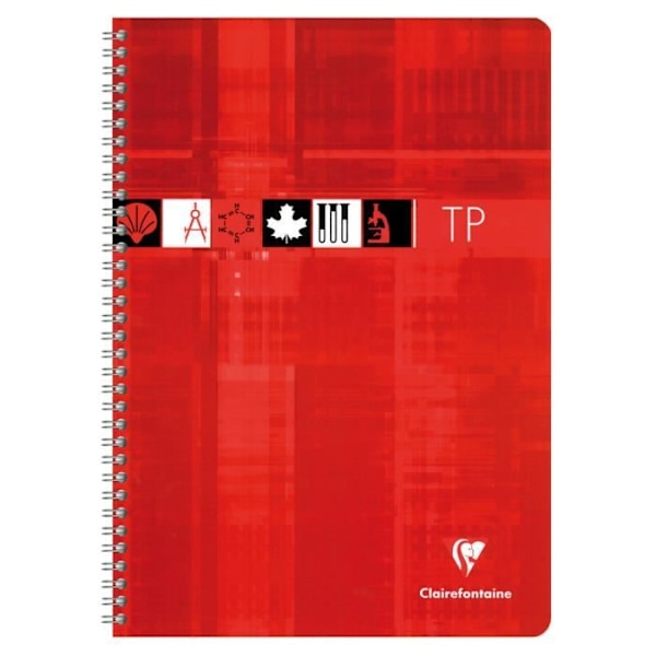 Practical Work Notebook - Clairefontaine - TP 17/22 - Spiralomslag - 80 sidor - Seyès