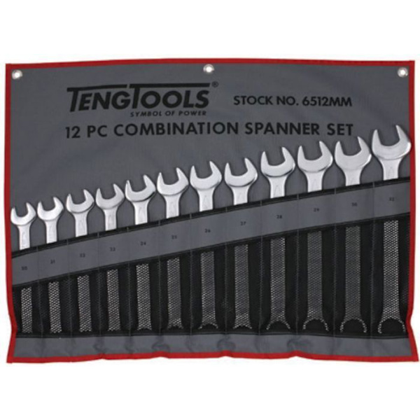 Kombinationsnyckel Teng tools - 151590601 - Kombinyckelsats 1/4 - 3/4 9 st. ()''