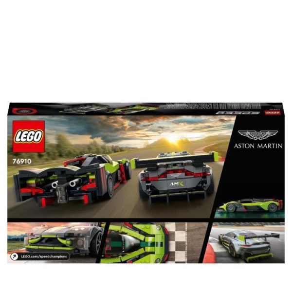 LEGO Speed Champions Aston Martin Valkyrie AMR Pro and Aston