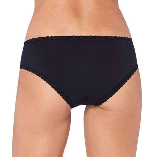 Culotte i bomull för kvinnor Sloggi 24/7 Lace Hipster (x3) svart 44