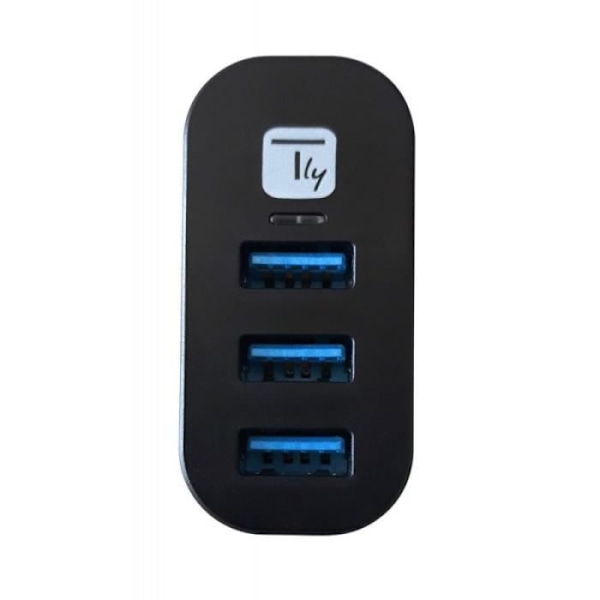 TECHLY HUB USB 4 PORTY 3.0 SSPEED ROT - IUSB3-HUB3-ROTB