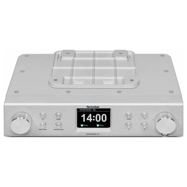 TechniSat DIGITRADIO 22 Hängradio DAB+, FM Bluetooth, DAB+, FM väckarklocka funktion silver