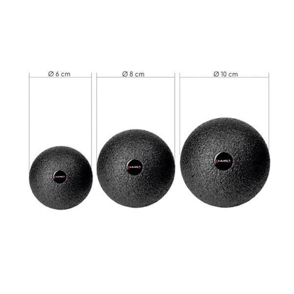 Massageboll - HMS - BLM01 - 10 cm - Färg grå - Regelbundet bruk grå