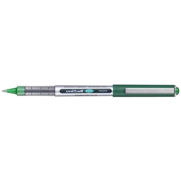uni-ball 12-pack Rollerpenna Flytande Bläck Återvunnen EYE Micro UB150E Fin Spets Grön