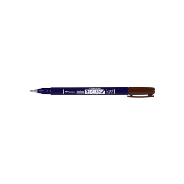 Tombow Marker Calligrafico Fudenosuke Colorato 31-Brown